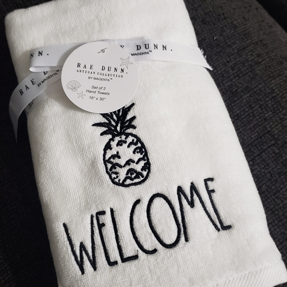 Rae Dunn HARD TO FIND hand towels